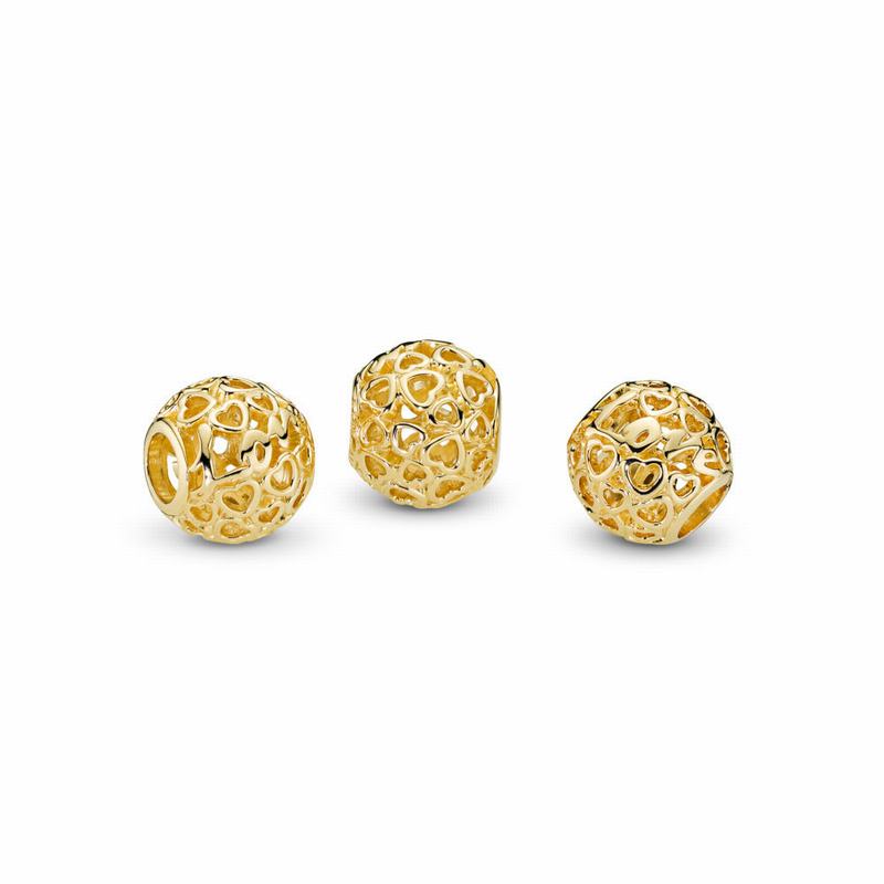 Pandora Glowing with Love Charm Gold Egypt TL7253689